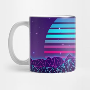 Sunset Futuresynth Mug